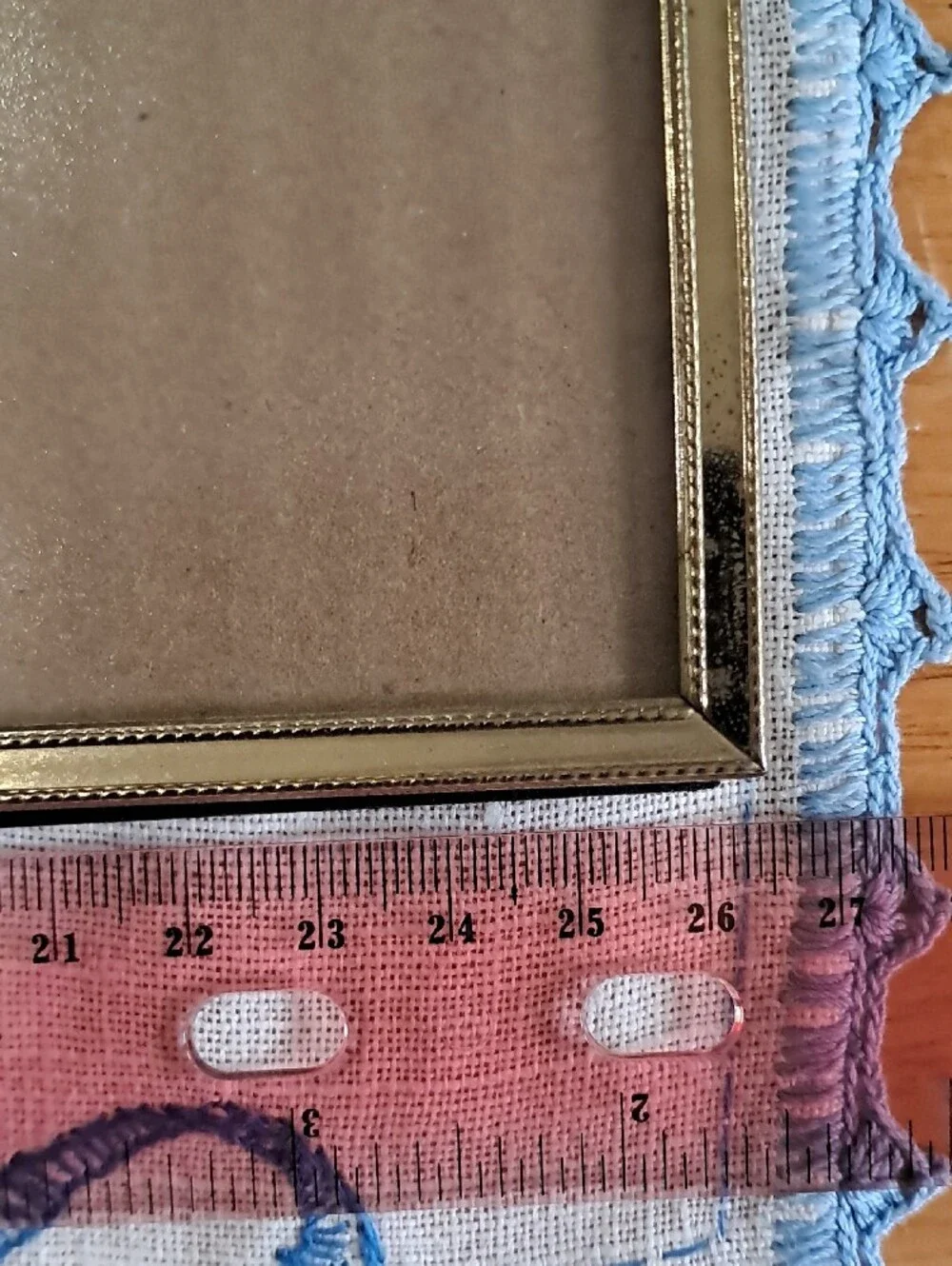 Vintage Triple Fold Brass Picture Frames